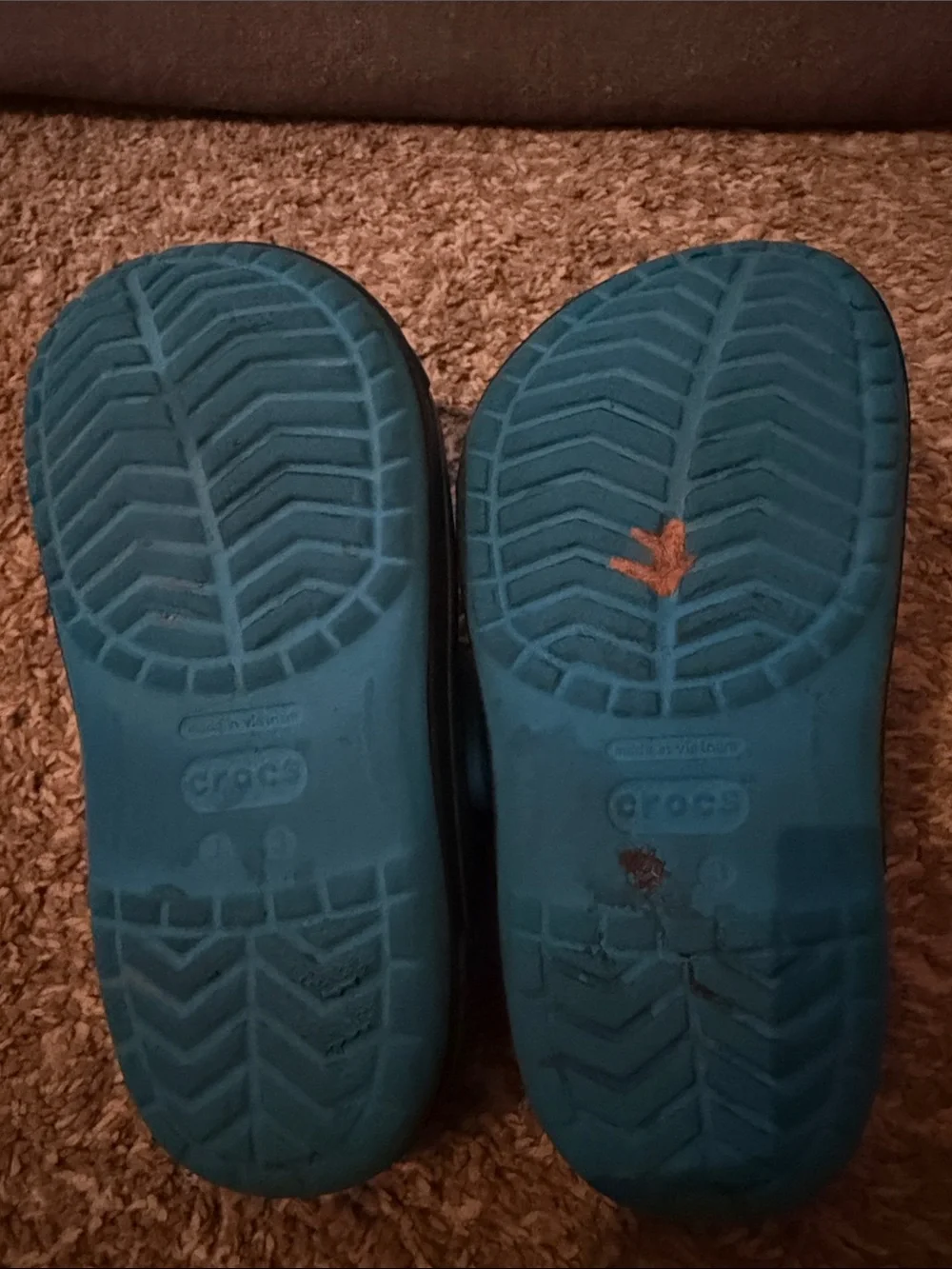 CROCS Kids Blue Clogs with Heel Strap